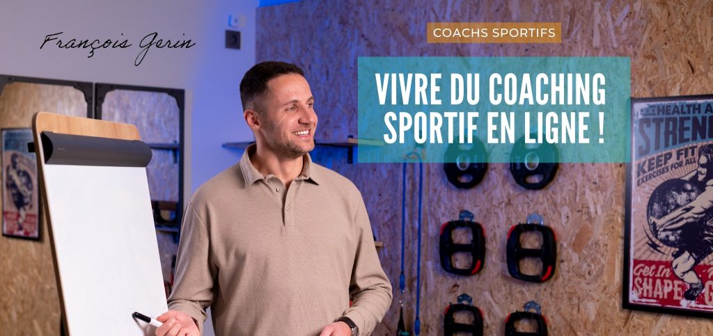 Bannière de l'ECCS, l'Ecole de commerce du coach sportif créée par François Gerin, permet aux coachs sportifs indépendants de mieux vivre de leurs activités, qu'elles soient en coaching classique ou en ligne 